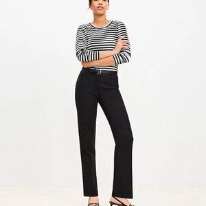 Loft Riviera Slim black trousers size 8